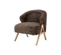 Bloomingville - Fauteuil rembourré Marron