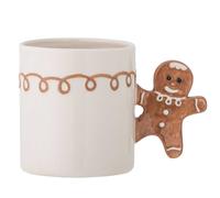 Bloomingville GINNIE Tasse De Noël En Céramique Blanche 200 ml