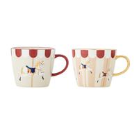 Bloomingville Gobelet Merry-Go-Round Caroussel Cheval Design 2er Set
