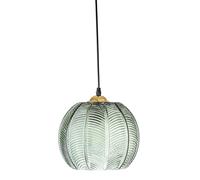 Bloomingville Suspension Adar en verre E27 Vert