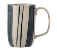 Bloomingville Mug Allium Ø8.5x11.5 cm Rayures bleues