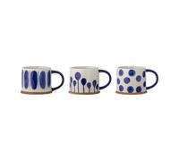 Bloomingville Mug Linora 45 cl. pack de 3 Bleu