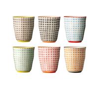 Bloomingville Mug Carla 9.5 cm lot de 6