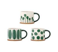 Bloomingville Mug Linora 45 cl. pack de 3 Vert