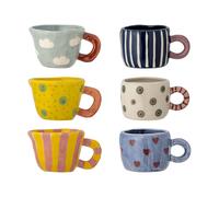 Bloomingville Nini tasse Multicolore. 6 pièces
