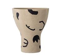 Bloomingville Nordic 82050904 Vase décoratif Moderne en Terre Cuite 27 x 23 x 23 cm, Style scandinave, fabriqué à la Main, pour décoration de Salon et de Table élégante