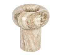 Bloomingville Photophore Rond en marbre Beige, 10,2 x 10,2 x 12,2 cm (L x l x H)