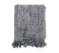Bloomingville Plaid Bresso 130x160 cm Bleu