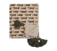 Bloomingville Plaid Charlie 130x160 cm Marron