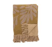 Bloomingville Plaid en coton Lark 130x160 cm Jaune