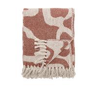 Bloomingville Plaid en coton Salobre 160x130 cm Marron