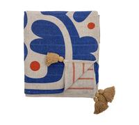 Bloomingville Plaid Eviaya 130x160 cm Bleu