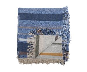 Bloomingville Plaid Toscana 130x160 cm Blue
