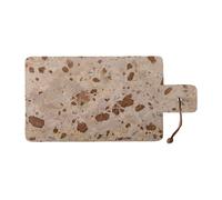 Bloomingville Planche à découper Nukaka 20x40 cm Marbre brun