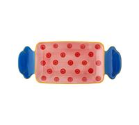Bloomingville Plat de service Caramella 10.5x25.5 cm Rose