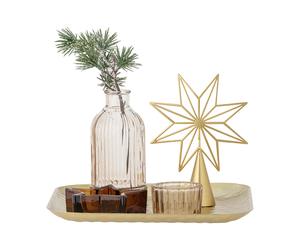 Bloomingville Plateau Sanga avec objets décoratifs. 6 pièces Or
