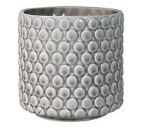 Bloomingville Pot de Fleur Dot - Pots de Fleurs décoratifs Couleur pour intérieur Style rétro créatif S (12,5 cm ø), Gris, Céramique
