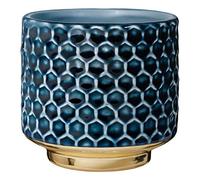 Bloomingville Pot de Fleur Home - Pots de Fleurs décoratifs Couleur pour intérieur Style rétro créatif S (10 cm ø), Couleur pétrole, Céramique