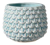 Bloomingville Pot de Fleur Pinecone - Pots de Fleurs décoratifs Couleur pour intérieur Style rétro créatif S (9,5 cm ø), Leu Ciel, Céramique