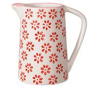 Bloomingville Pot de Lait Susie - Couleur ø 6 H 9 cm, Rouge, Céramique, Capacité 150 ML