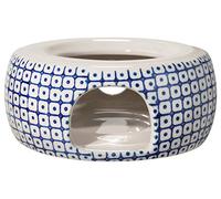 Bloomingville Réchaud à théière Carla Lapis - coloré ø 14,5 cm, Bleu Lapis, Céramique