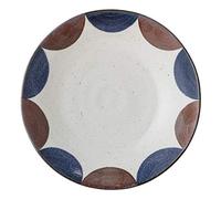 Bloomingville Saladier Camellia en porcelaine Bleu