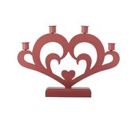 Bloomingville Salia chandelier de l’Avent Rouge. 36 cm