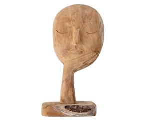 Bloomingville Sculpture en bois Bloomingville 35cm Nature