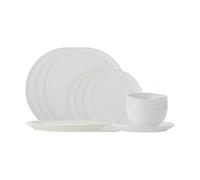 Bloomingville Service de table Addison Lot de 12 Blanc