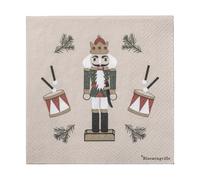 Bloomingville Serviettes en papier Jolly 25x25 cm paquet de 20 Multi