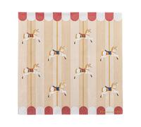 Bloomingville Serviettes Merry-go-round 33x33 cm. paquet de 20 Naturel