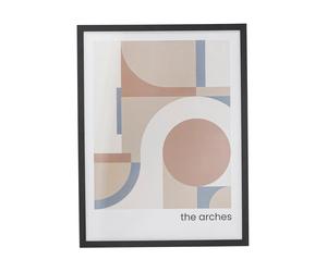 Bloomingville Tableau Arches 32x42 cm Cadre noir