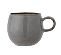 Bloomingville Tasse en céramique grise, motif : sandrine, 500 ml