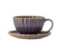 Bloomingville Tasse Latina 22 vec soucoupe Pourpre