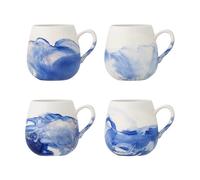 Bloomingville Tasse Lyre. lot de 4 Bleu