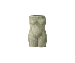 Bloomingville Vase Emeli Deco terre cuite 16 cm Vert