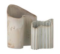 Bloomingville Vase Henaj 2 pièces Marron-beige