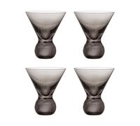 Bloomingville Verre à cocktail Corliss. lot de 4 Gris