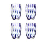 Bloomingville Verre Brinley. lot de 4 Bleu