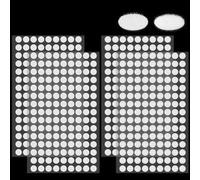 Blooven Pastille Scratch Autocollant Rond Double Face, 10 mm 540 Pièces | Crochets Et Boucles, Pour DIY, Organisation et Maison, 10 mm 540 Pièces (270 Paires)