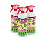 Bloq'Insect anti mouche, anti cafards et autres insectes - Barrage aux insectes lot de 3 x 1 L - Anti fourmis et insect