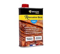 BLOQ'INSECTES Renovateur Bois Passat 4 en 1 | Vernis Bois 500 ML | Peinture Bois extérieur et Interieur | Peinture Bois Meuble rénovateur