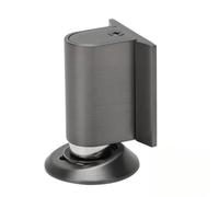 Bloque Porte, Bloc Porte Aimanté, Magnétique en Métal Butée de Porte, Cale Porte Arret de Porte Magnétique en Métal, Butée de Porte Magnétique Solide, Butee de Porte Sol Avec Adhésif et Vis (Gris)