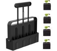 Bloqueur de Sol Manuel Presse Motte Presse Motte pour Semis 5CM Semoir avec Graines Culture des Plantes Transplantation Plantes