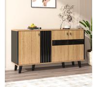 Blossom paris Buffet vaisselier vitrine - Noir