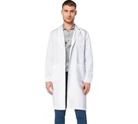 Blouse Blanche LycéE Coton, Blouse Blanche Chimie Lycee Coton Homme Femme CollèGe Medicale Physique Chemisiers Et Blouses Chemise Manches Longues Avec Poche Et Bouton Grande Taille Couleur Unie