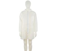Manteau 3M 4400, blanc, taille 4XL, matériel 100% polypropylène, respirant, très léger, avec fermeture éclair x50 morceau