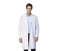 Blouse de Laboratoire Chimie Homme Femme Blanche Unisexe Manches Longues Adulte/Étudiant Tenue Infirmière Professionnelle