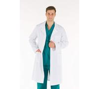 Blouse de laboratoire pour hommes, blanche, en coton, taille EU 54, modèle classique
