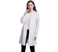 Blouse de Laboratoire Unisexe Chimie Lycée - Blanche Pour Homme Femme Adulte/Étudiant - Manches Longues - Tenue Infirmière Professionnelle